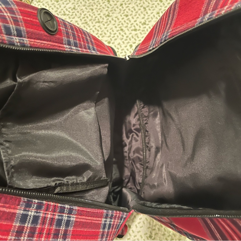 Backpacker Red Plaid Backpack - Picture 6 of 8